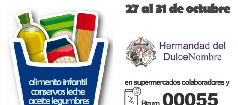 Campaña solidaria de recogida de alimentos 2025