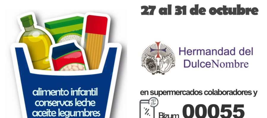 Campaña solidaria de recogida de alimentos 2025